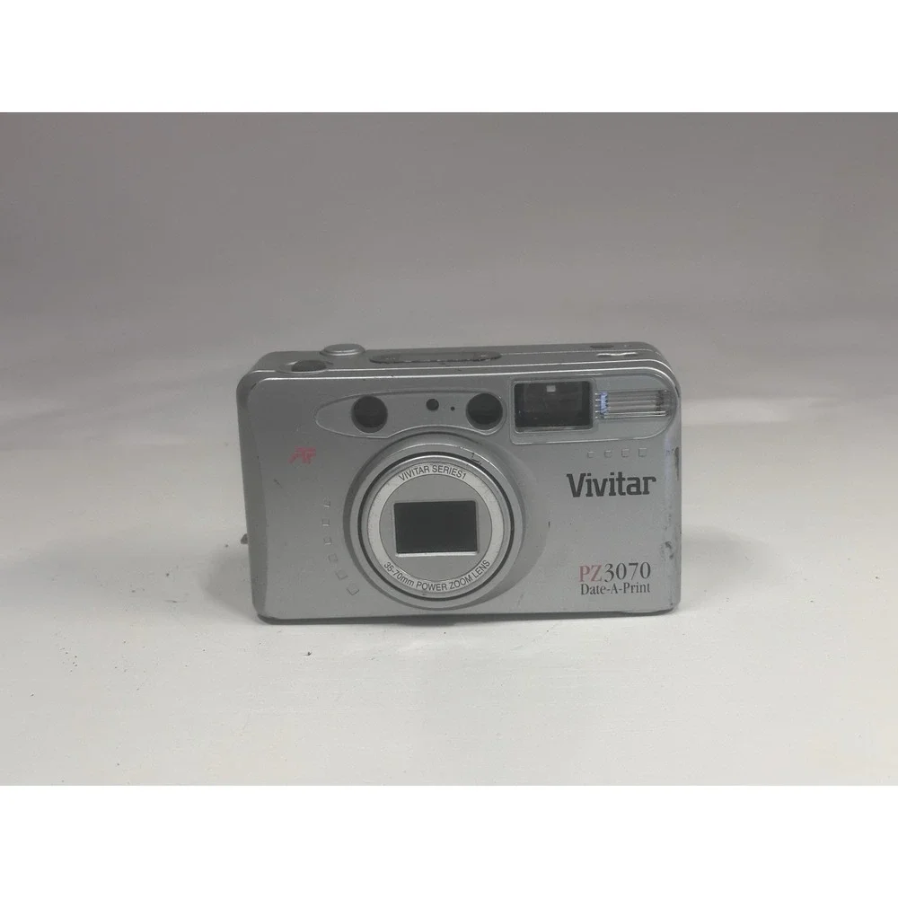 Vivitar PZ3070 Date-A-Print 35mm Film Camera AF Power Zoom Untested